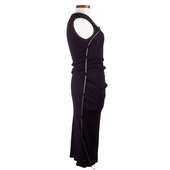 ALYX black  ribbed metal wired design dress - Picture 3 of 8